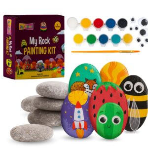Rock Painting Kit for Kids – Joy Wheel DIY Art Set (4+ Years)