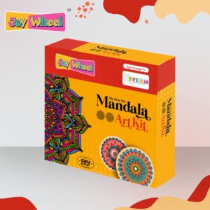 Joy Wheel Mandala Art Kit – Complete DIY Set for Stress Relief & Creative Expression, Non-Toxic, Ideal for Beginners
